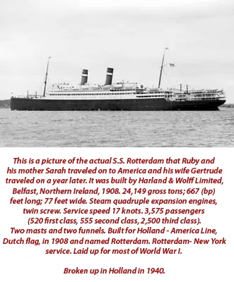 The S.S. Rotterdam, Holland America Line