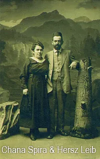 Hersz Leib Reich and his wife