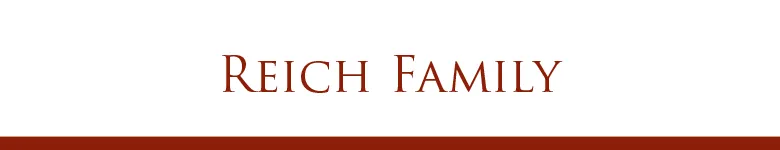 Reich family header from the original website